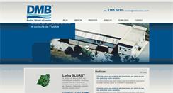 Desktop Screenshot of dmbbombas.com.br