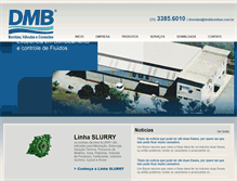 Tablet Screenshot of dmbbombas.com.br